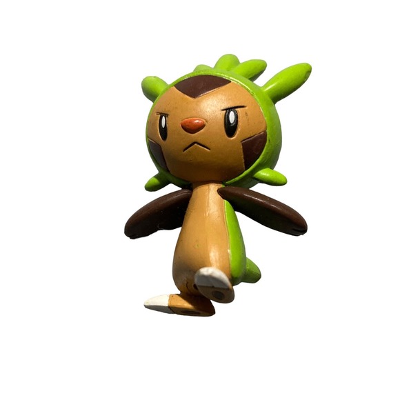 Nintendo / TOMY Other - Rare 2015 TOMY UK Chespin Starter Pokemon Nintendo Mini‎ Figure htt Toy Figurine